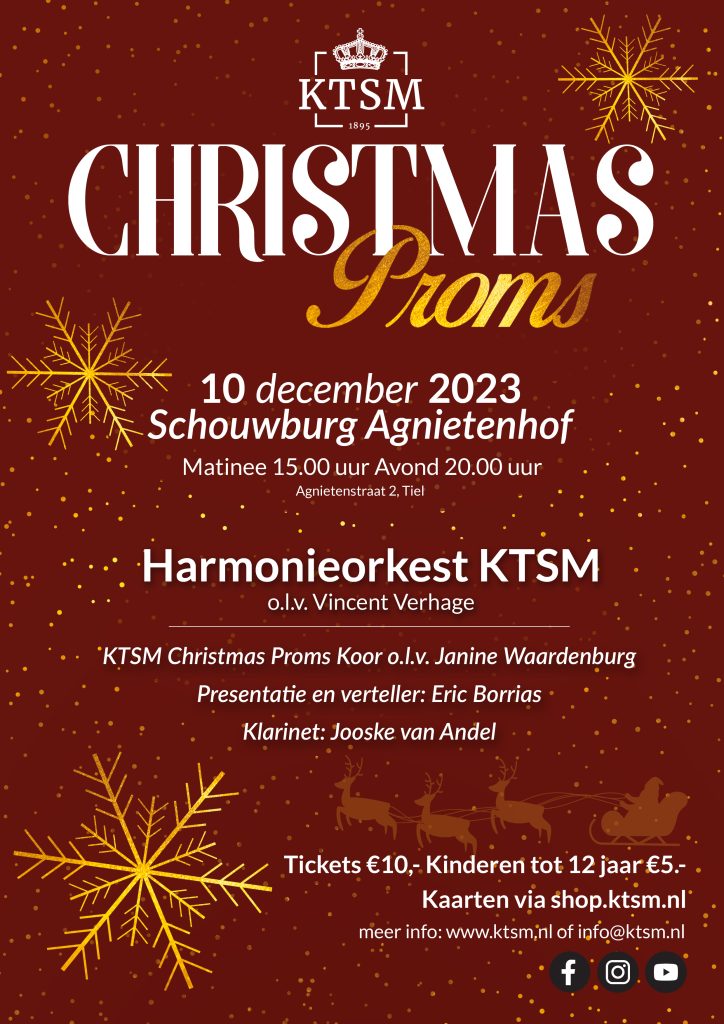 Poster KTSM Christmas Proms 2023